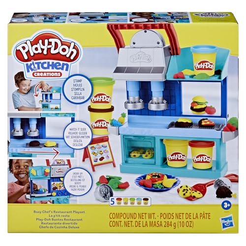 Play-Doh Busy Chef’s Restaurant Playset for Ages 3+