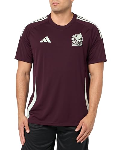 Men’s Dark Burgundy Mexico Jersey 2024 by adidas