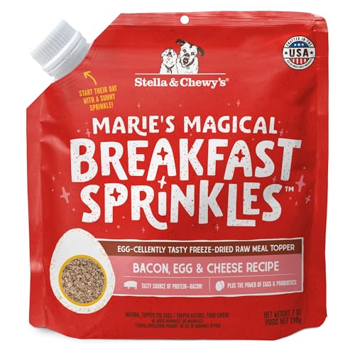 Stella & Chewy’s Breakfast Sprinkles Bacon & Cheese Dog Topper, 7oz