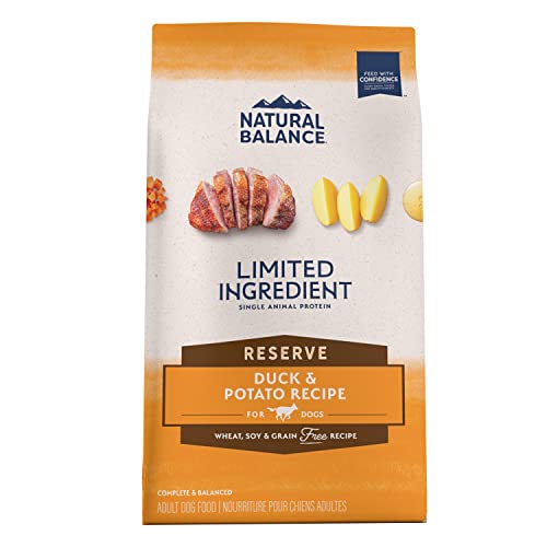 Natural Balance Duck & Potato Grain-Free Dog Food, 22lb