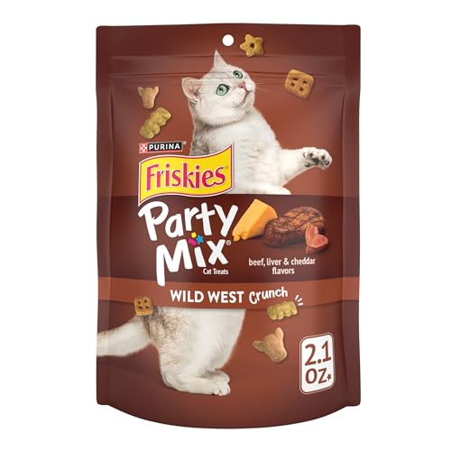 Friskies Party Mix Wild West Cat Treats, 10-Pack