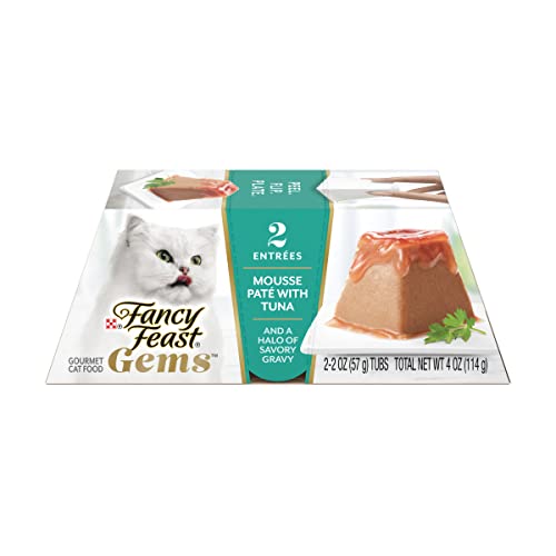 Fancy Feast Tuna Mousse with Gravy Cat Food Pack (8x4oz)