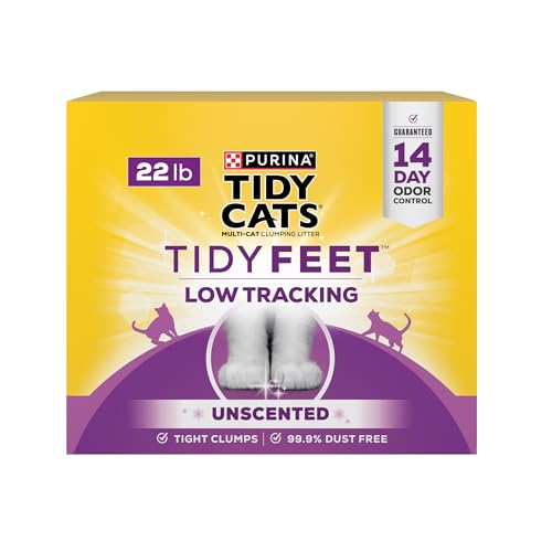 Purina Tidy Cats Low-Tracking Unscented Litter, 22 lb. Box