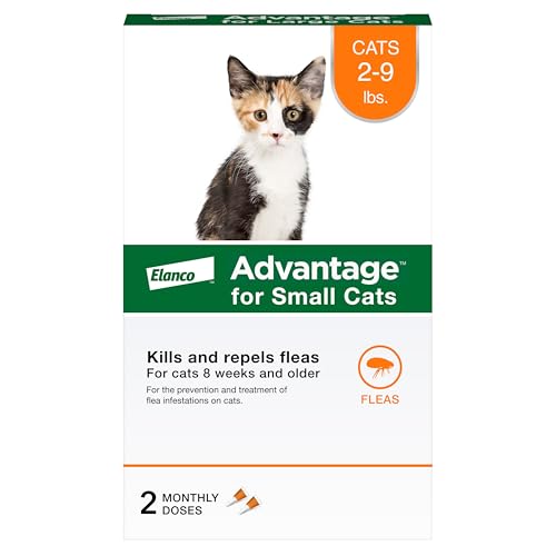 Advantage Flea Treatment for Small Cats, 2-9 lbs, 2-Pack