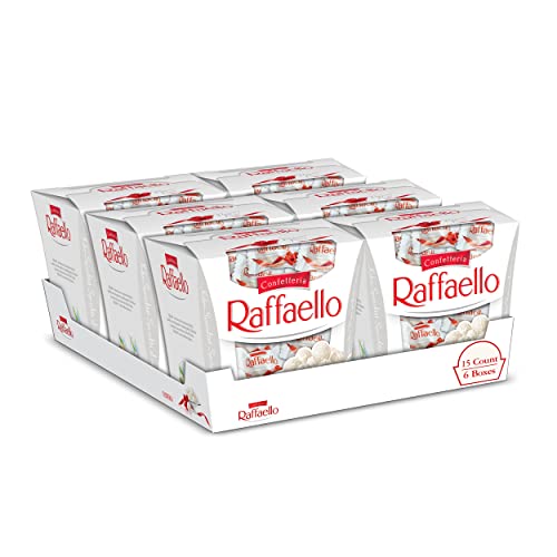 Raffaello Gourmet White Almond & Coconut, 6 Pack, 5.3 oz Each