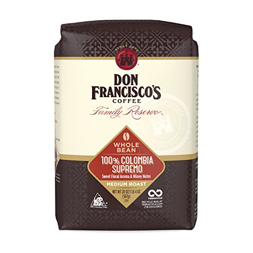 Don Francisco’s Colombia Supremo Whole Bean Coffee, 20 oz.