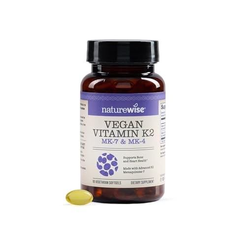 NatureWise Vitamin K2 Complex, 100mcg MK-7, 500mcg MK-4, 90 Softgels