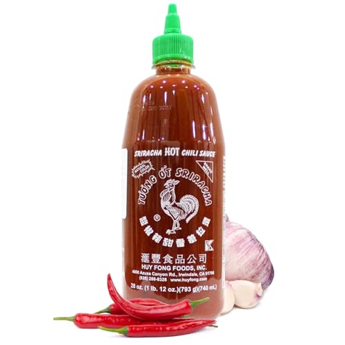 Huy Fong Sriracha Hot Chili Sauce 28oz Bottle