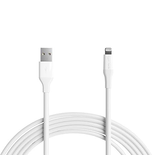 Amazon Basics 10ft MFi Lightning Cable for iPhone/iPad, White