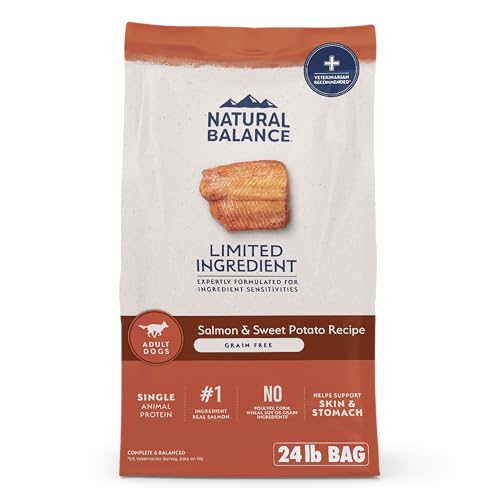 Natural Balance Salmon & Sweet Potato Grain-Free Dog Food, 24 lb