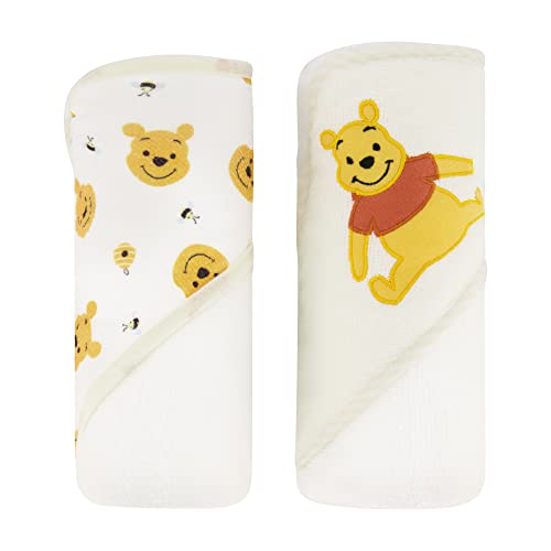 Disney Baby Winnie The Pooh Hooded Towels, 2 Pack