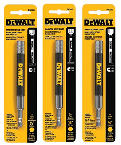 DEWALT Magnetic Bit Tip Holder, 3-Pack
