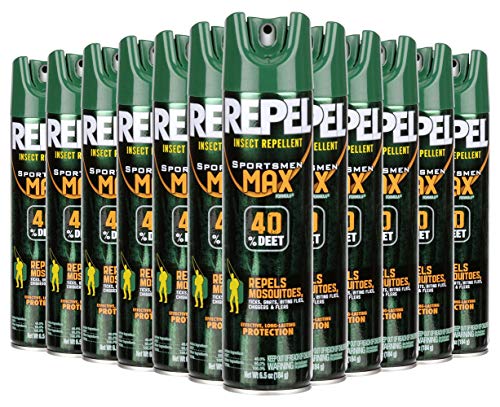Sportsmen Max 40% DEET Insect Aerosol, 12-Pack