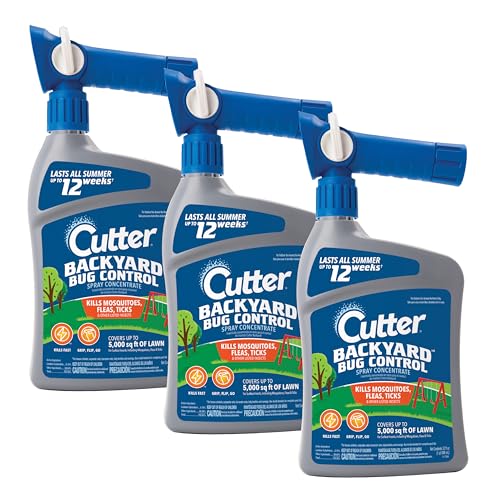 Cutter Backyard Bug Control Spray, 3 Pack, 32 fl oz
