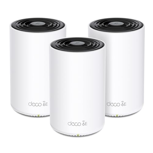 TP-Link Deco XE70 Pro WiFi 6E Mesh System, 3-Pack