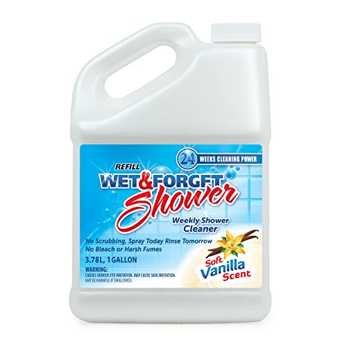 Wet & Forget Shower Cleaner, Vanilla Scent, 128 Fl Oz