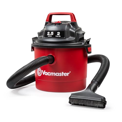 Vacmaster 2.5-Gallon 2HP Wall-Mount Wet/Dry Vacuum