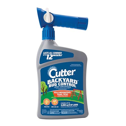 Cutter Backyard Bug Control Mosquito & Flea Spray, 32 fl oz
