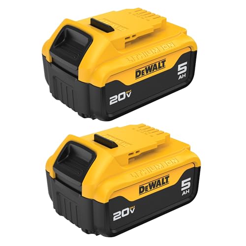 DEWALT 20V MAX 5Ah Lithium Battery 2-Pack