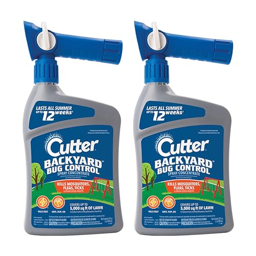 Cutter Bug Spray (2 Pack) – Kills Mosquitoes, Fleas, Ants