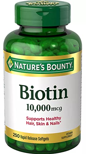 Nature’s Bounty Biotin 10,000 mcg, 250 Softgels