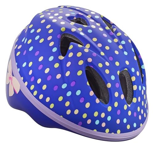 Schwinn Infant Bike Helmet, 0-3 Years, Purple Polkadots