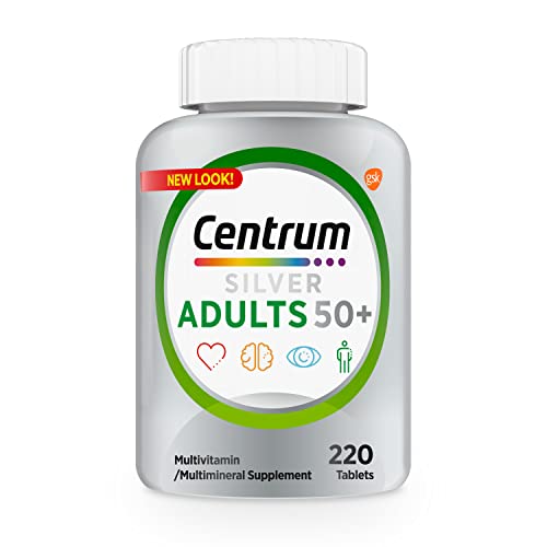 Centrum Silver Multivitamin 50+ with Vitamin D3, 220 Ct