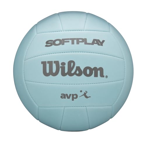 WILSON AVP Soft Play Volleyball, Official Size, Blue