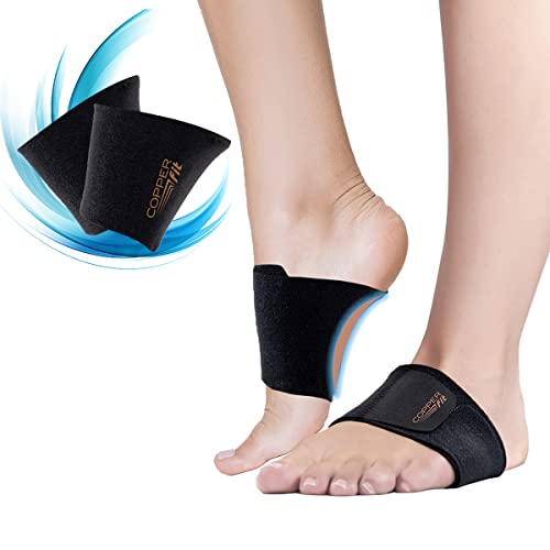 Copper Fit Arch Relief Plus with Orthotic Support, Black