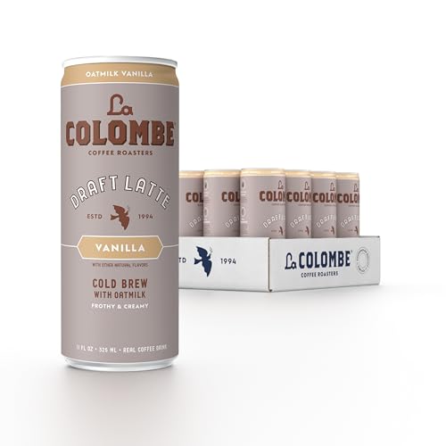 La Colombe Oatmilk Vanilla Latte, 11oz Cans (12 Pack)