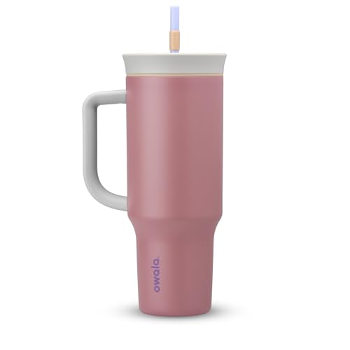 Owala 40oz Insulated Tumbler with Lid & Straw, Pink