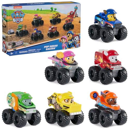 Paw Patrol Rescue Wheels 6-Piece Toy Car Set for Kids