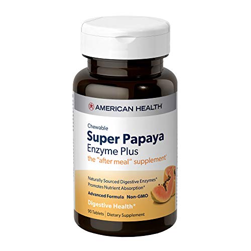 American Health Super Papaya Enzyme Plus, 30 Servings