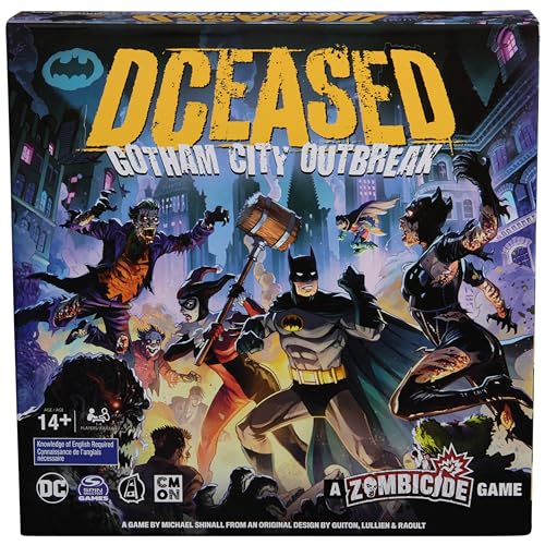 DCeased: Gotham Outbreak Strategy Game, 1-4 Players, Ages 14+