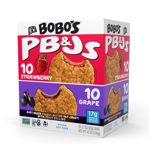Bobo’s PB&J Oat Snack Pack: Grape & Strawberry Variety