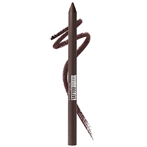 Maybelline TattooStudio 36-Hour Waterproof Eyeliner, Bold Brown