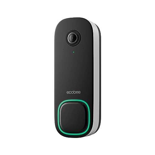 ecobee Wired Smart Doorbell Camera with Night Vision & 2-Way Talk