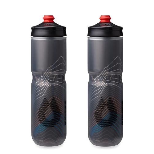 HydraPak Polar Surge Insulated Bike Water Bottle 2-Pack (700ml)