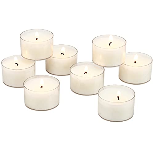 Stonebriar 96-Pack Unscented 8-Hour Tea Light Candles