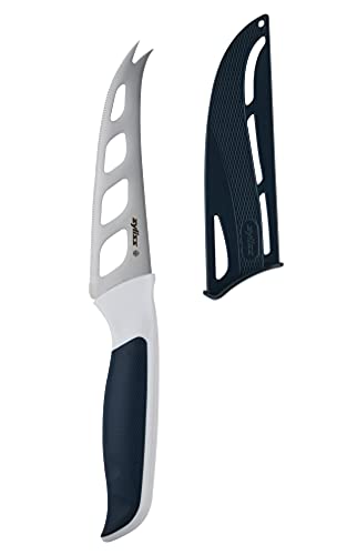 Zyliss Cheese Knife & Slicer, 4.5″ Gray/White
