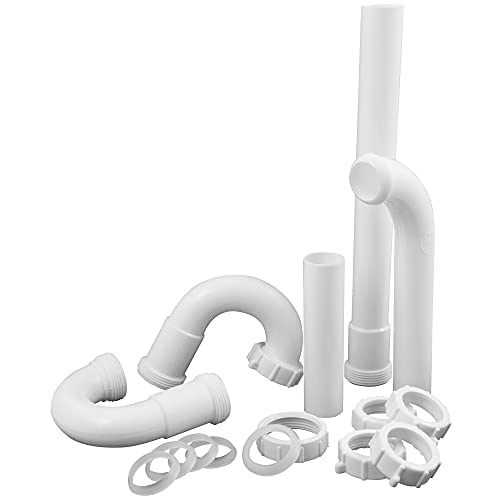 Plumb Craft 15-Piece Bathroom Sink Drain Repair Kit, White