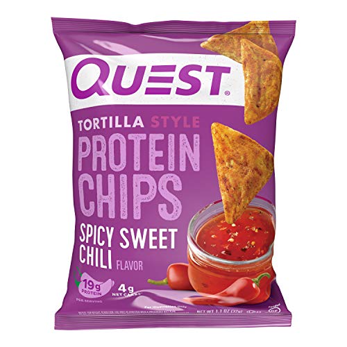Quest Spicy Sweet Chili Protein Chips, Low Carb, Gluten Free, 12 Pack