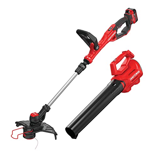 CRAFTSMAN 20V String Trimmer & Blower Combo Kit with Battery