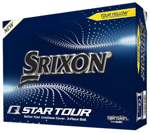 Srixon Q-Star Tour 4 Golf Balls, Yellow
