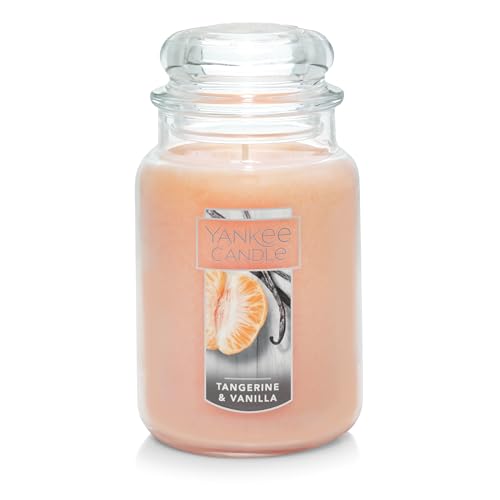 Yankee Tangerine Vanilla 22oz Candle, 110+ Hour Burn