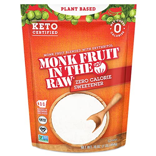 Monk Fruit Sweetener, 16 oz, Sugar-Free, Pack of 1