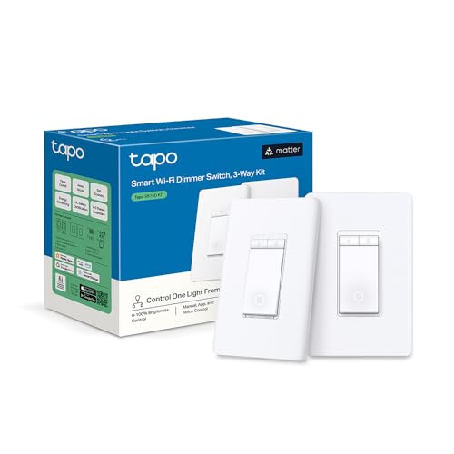 TP-Link Tapo Smart Dimmer Switch KIT, Alexa & Google Compatible