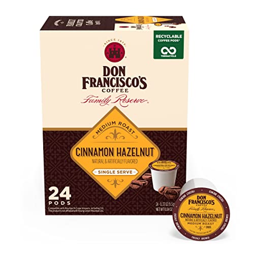 Don Francisco’s Cinnamon Hazelnut Coffee, 24 K-Cup Pods