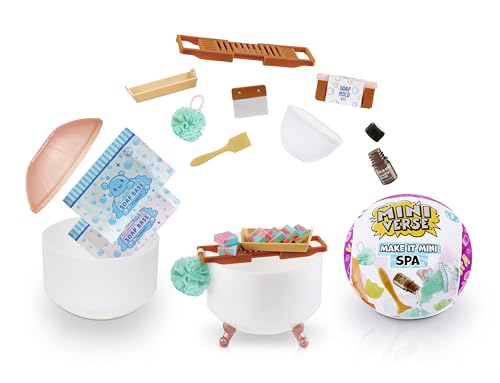 MGA’s Miniverse Mini Spa Collectibles, DIY Mystery Pack, Ages 8+