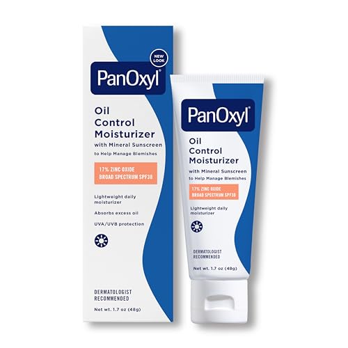 PanOxyl AM Oil Control Moisturizer with Mineral Sunscreen, 1.7 oz